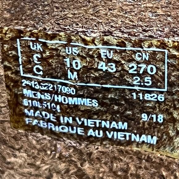 Clarks Originals Beeswax Brown Leather Crepe Sole Desert Chukka Boot Men Size 10 - Picture 11 of 11